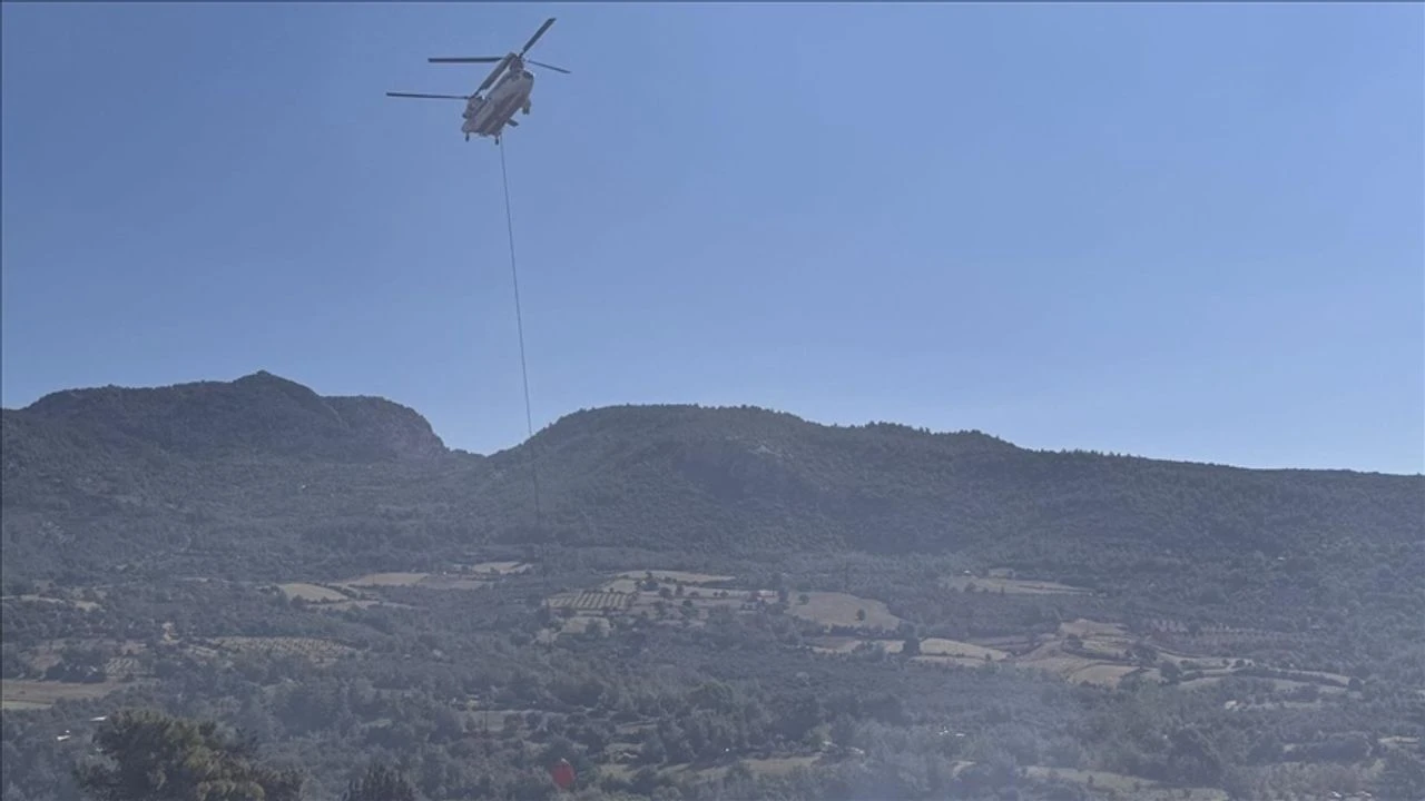 Adana'da yangın söndürme helikopteri düştü!